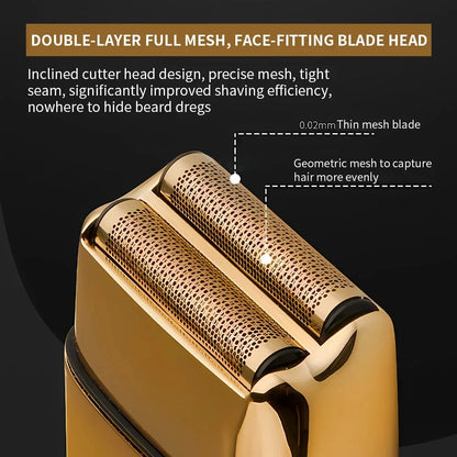 Kemei Tx1 Rechargeable Metal Housing Razor Shaving Machine