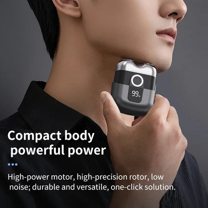 Mini electric shaver compact and fast charging