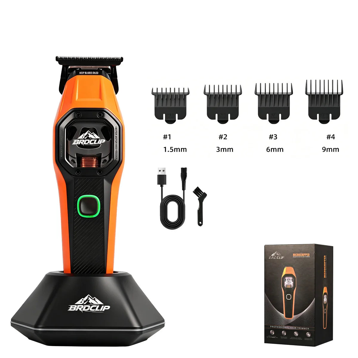 New Professional BRDCLIP Salon Barber Kit Hair Clipper
