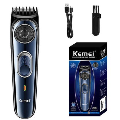 Kemei Cordless Adjustable 1-10mm Hair Trimmer For Men