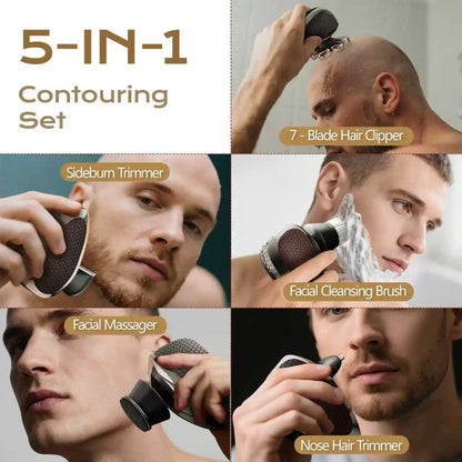 Electric 7D Floating Cutter Rechargeable Bald Head Shaving