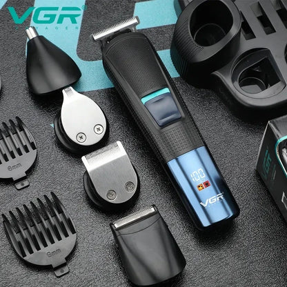 VGR All In One Beard Hair Trimmer For Men Grooming Kit