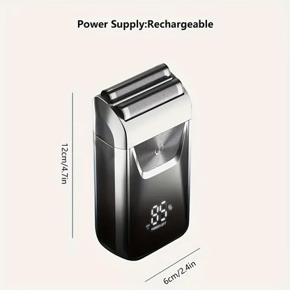 Anti-metal LED LCD Display Electric Shaver