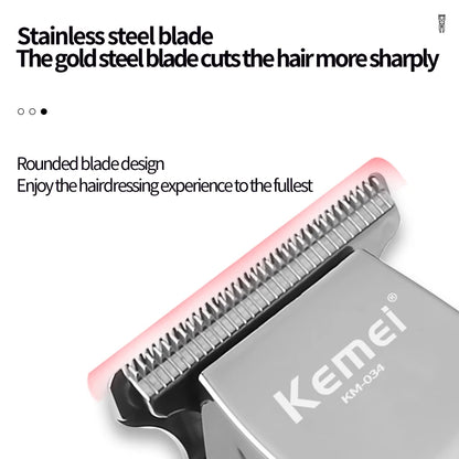 Kemei Professional Hair Trimmer Men's Electric Beard Trimmer KM-034