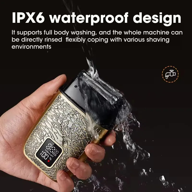 4D LK3010 All Metal IPX6 Waterproof Electric Shaver
