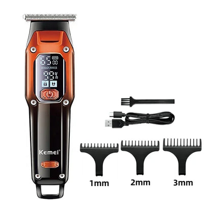 Professional Hair Trimmer Machine LCD Display Hair Cutting