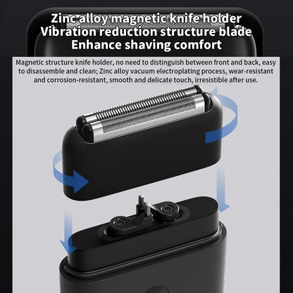 NEW MIJIA Electric Shaver Reciprocating Dual Cutter Blade