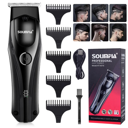 Solimpia Portable Home Hair Trimmer Intelligent Lithium Battery