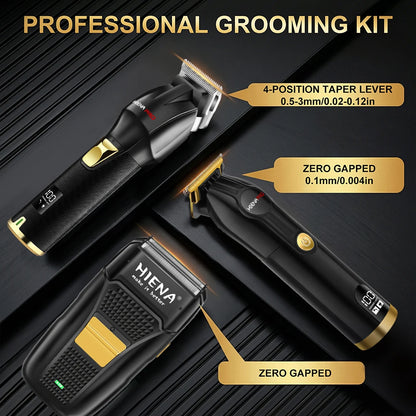 HIENA Professional 3-in-1 Multifunctional Hair Clipper Set
