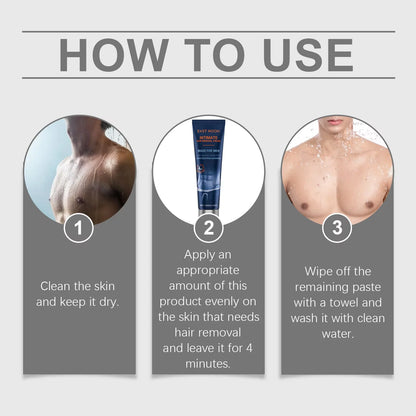 East Moon Men Hair Removal Cream Intimate Areas Painless Removal