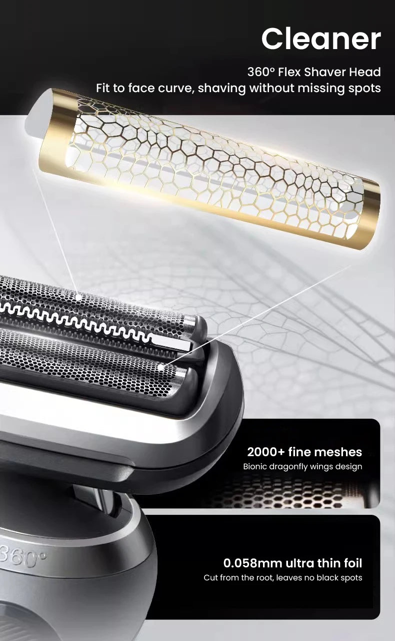 Braun 7 Series Pro Shaver 72-G1200s AUTO Mode Intelligent Shaving