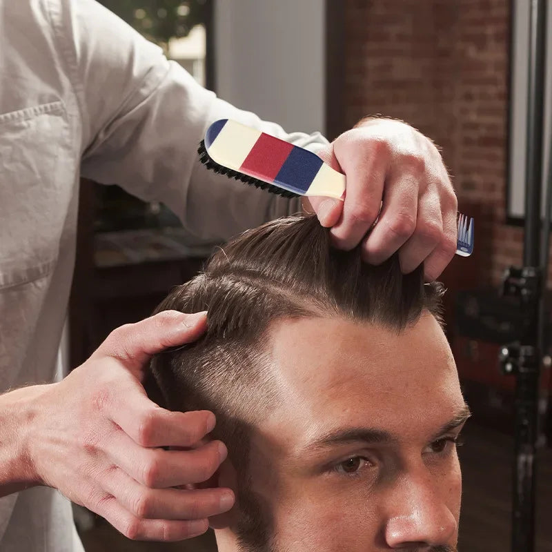 Double-sided Comb Printed Pattern Beard Moustache Comb
