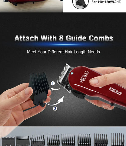 Professional 10W Classical Taper Level Hair Clipper Corded Trimmer