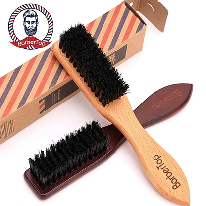 Barber Wood Handle Hairdressing Soft Hair Cleaning Brush