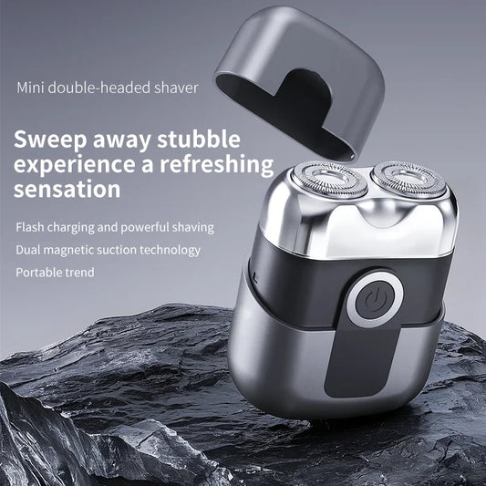 Mini electric shaver compact and fast charging