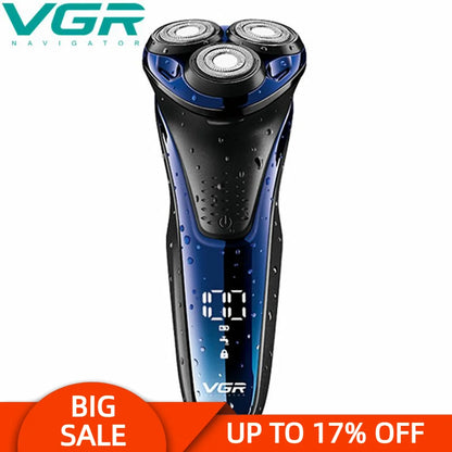 VGR 306 Electric Shaver Professional 3 In1 3-Head Floating Shaving