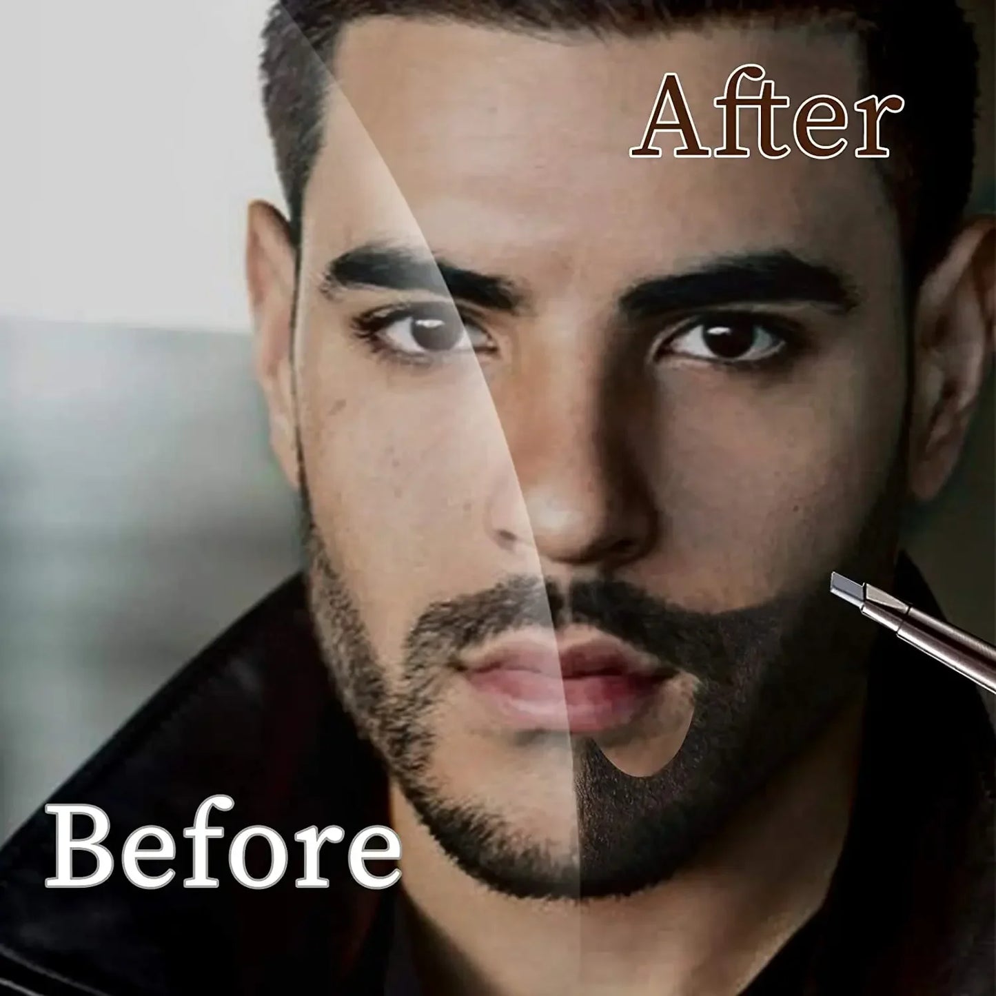 Beard Filling Pencil Filler Pencil Brush Moustache Coloring Coverage