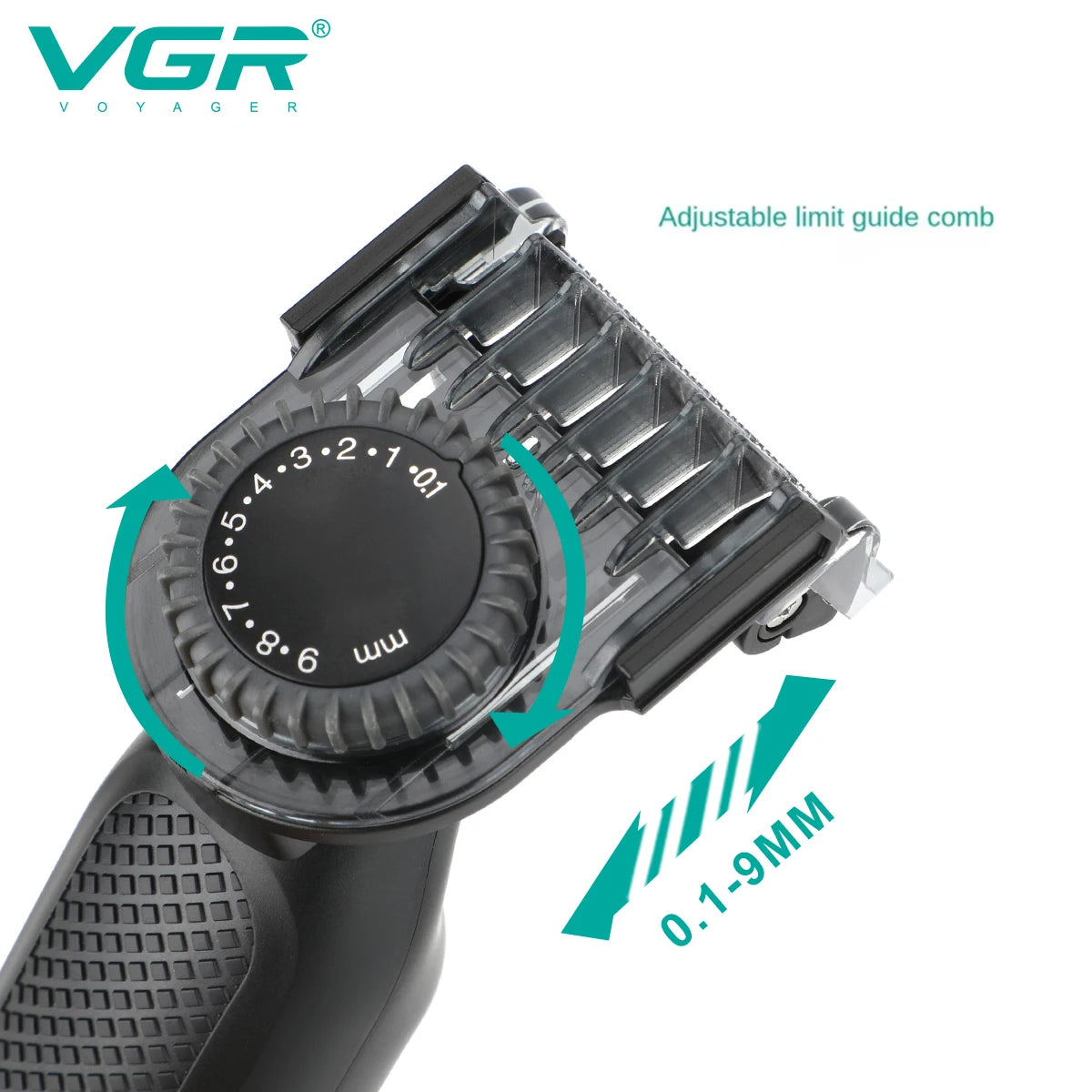VGR V-360 Professional Shaving Set LED Intelligent Digital Display