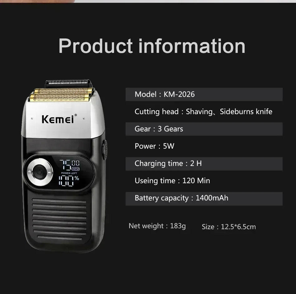 Kemei Shaver KM-2293 km-2290 km-2026 New Hair Trimmer