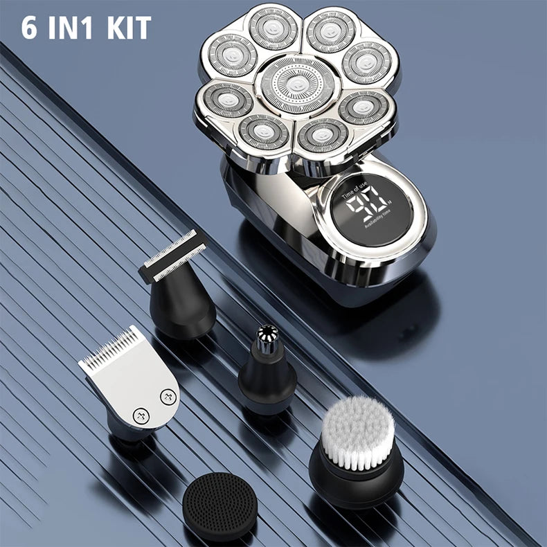 YUNCHi 6 in 1 Grooming Kit Electric Shaver Men's Beard