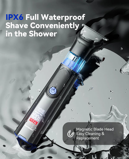 S38 Electric Hair Trimmer for Men 6 in 1 Body Hair Shaver
