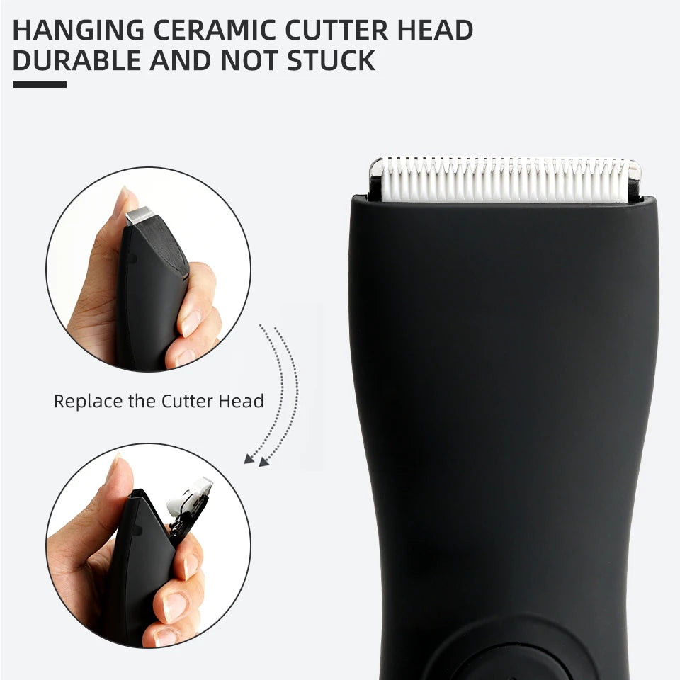 Mens Body Hair Trimmer and Women Lady Shaver Hair Removal Bikini Trimmer