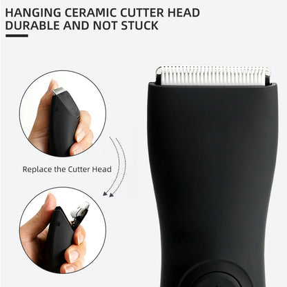 Mens Body Hair Trimmer and Women Lady Shaver Hair Removal Bikini Trimmer