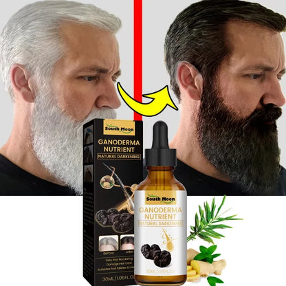 Magic White Hair to Black Shampoo Dye Soap Natural