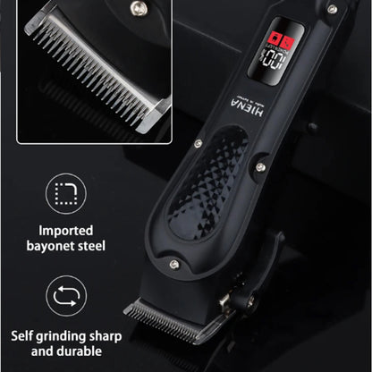 hiena Hair Clipper Barber Professional Cordless Trimmer HYN-212