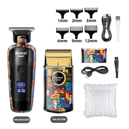 Kemei Electric Hair Clipper Shaver Km-MAX2092 KM-MAX5090 KM-RS7098