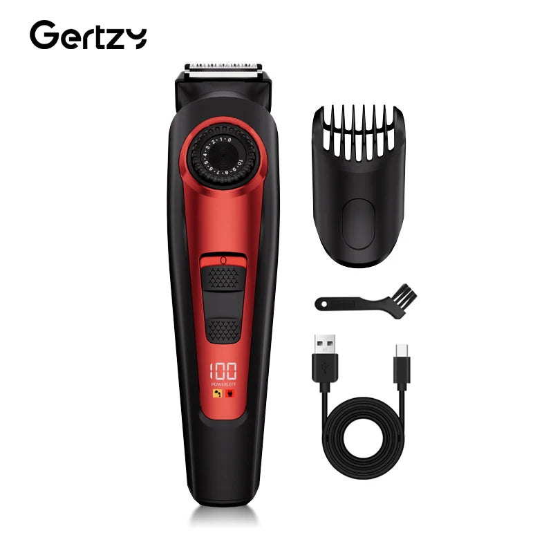 Electric hair clipper kit with digital display multifunctional