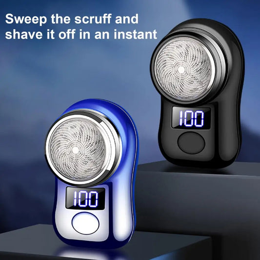 Portable Electric Shaver LED Display USB Rechargeable Mini Travel