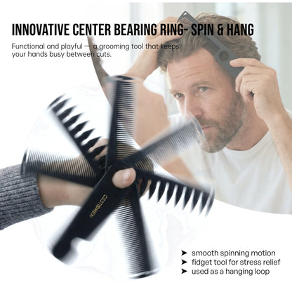 360°Rotatable Ring Folding Comb & Brush Set
