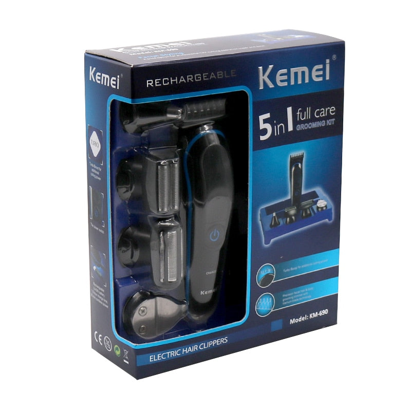 Original Kemei All In One Hair Trimmer For Men Face&Body Hair Clipper