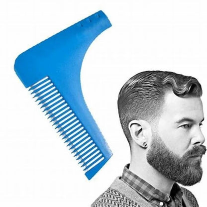 Men's Beard Comb Hairdressing Beard Care Styling Template