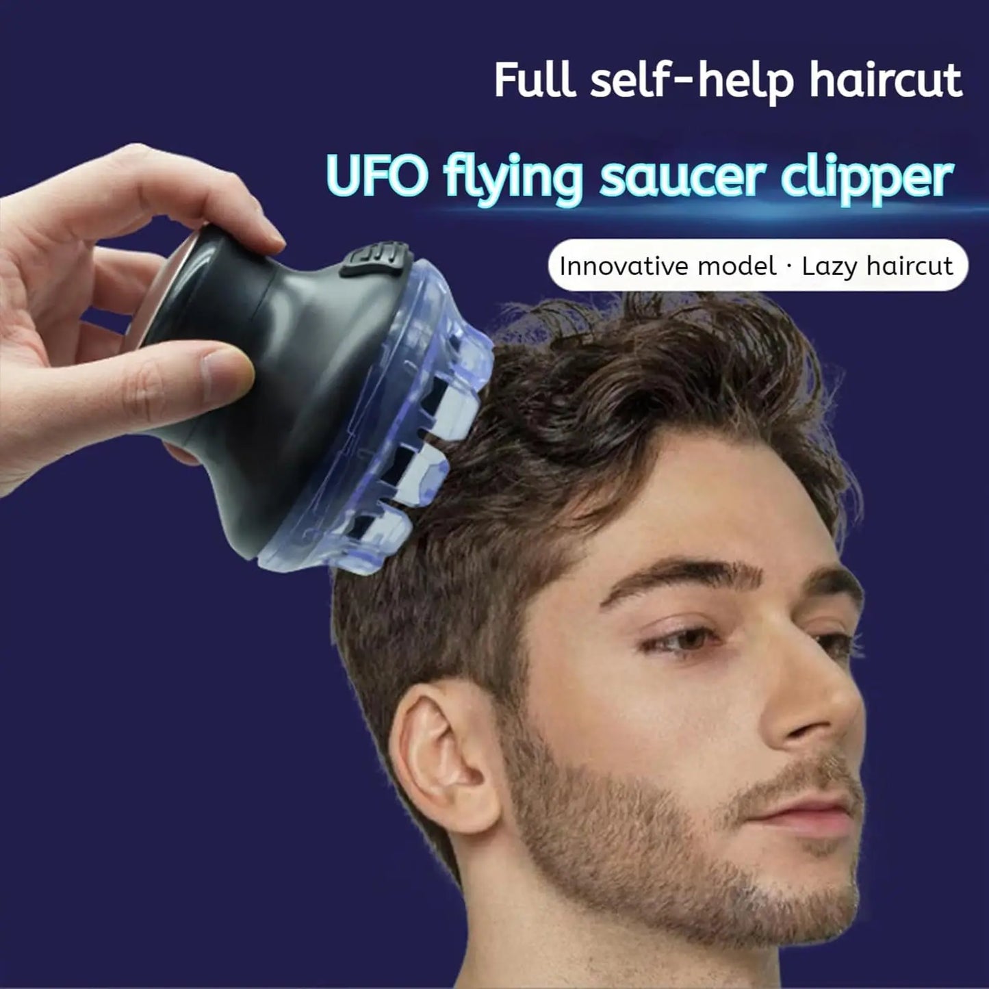 Wireless circular hair clipper with LED display new circular clipper