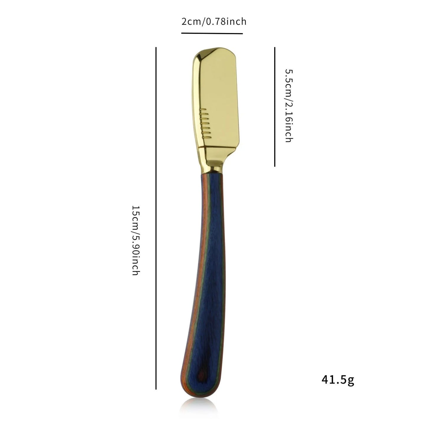 New Color Wood Handle Baber Straight Razor For Men