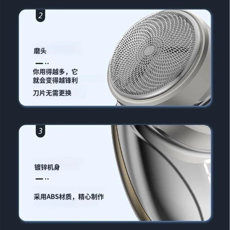 Portable rechargeable shaver full body washable shaver set