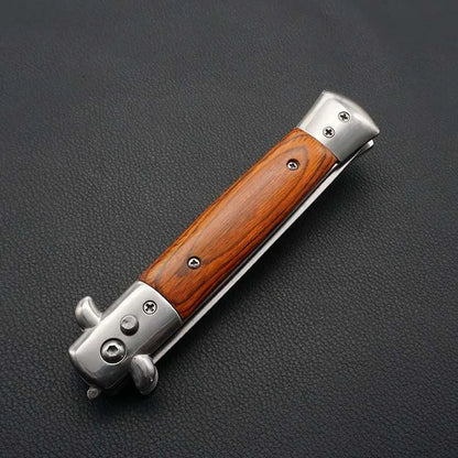 Stainless Steel Foldable Automatic butterfly Pocket Comb