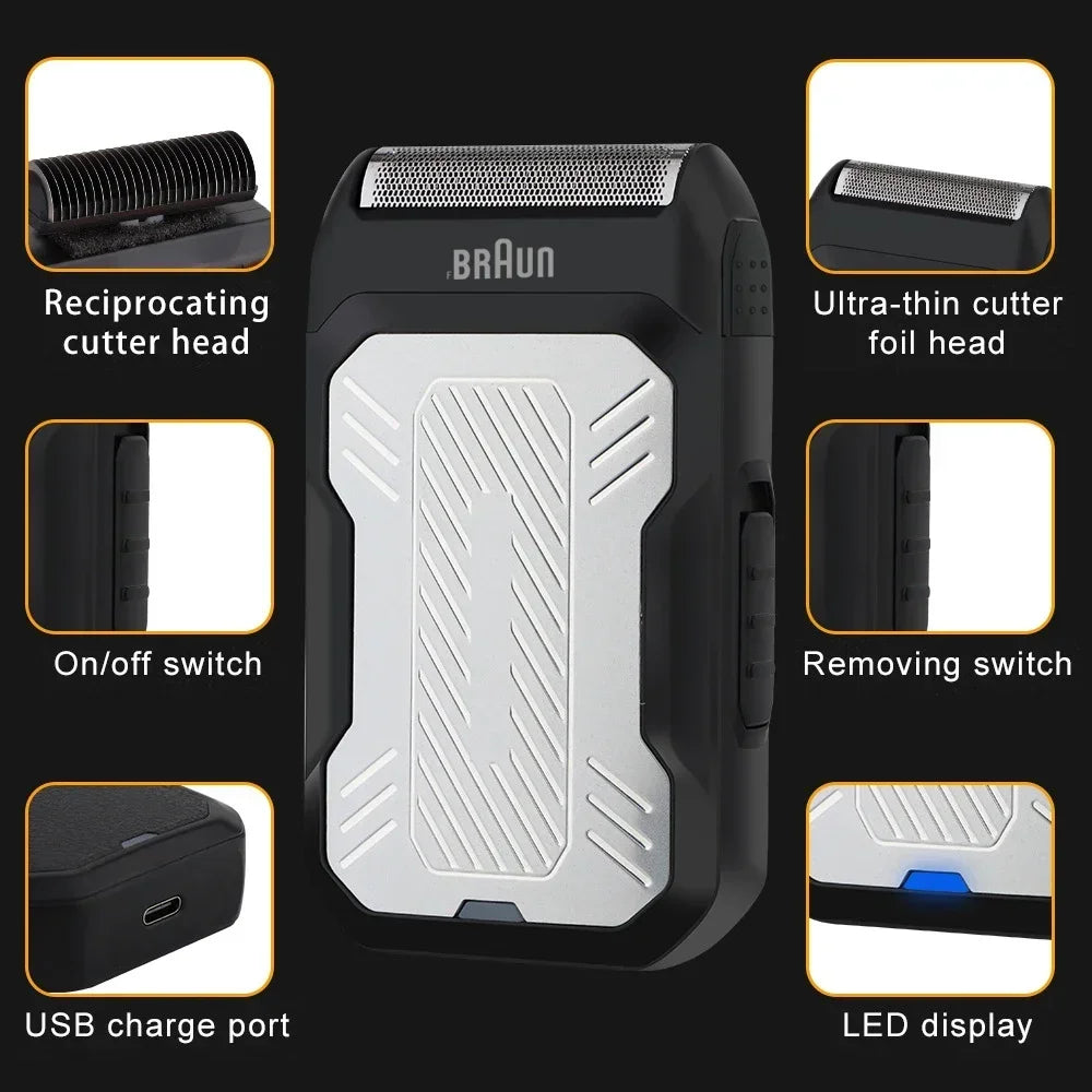 Original Fang Braun M606 Electric Razor Professional Shaver for Men