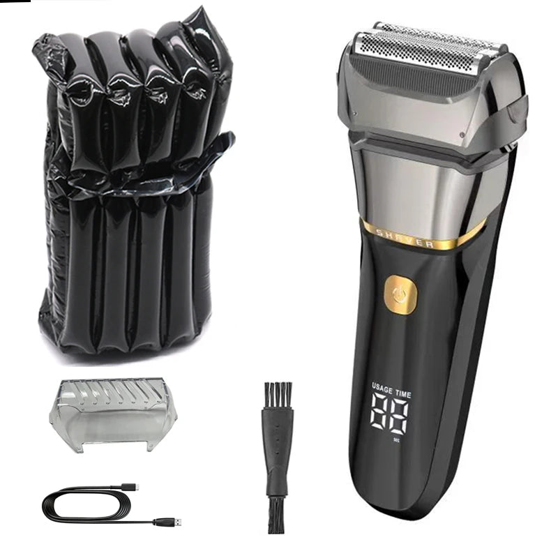 Powerful Electric Shaver For Men Wet Dry Facial Electric Razor