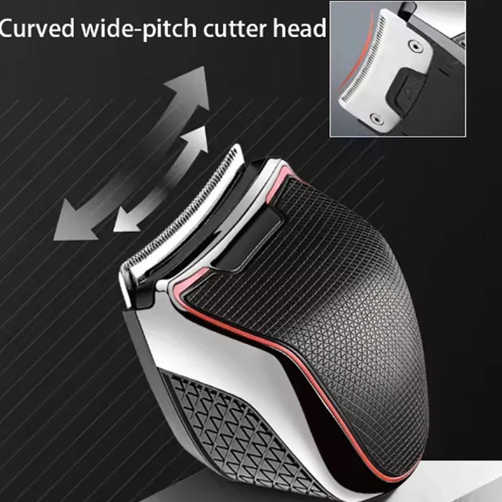 Kemei Self-Haircut Electric Beard Hair Trimmer For Men Grooming