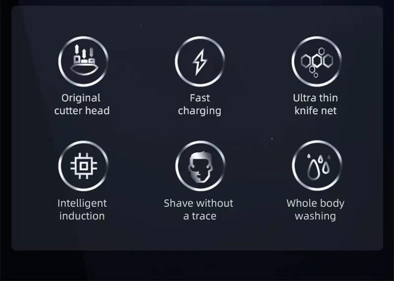 Retro Oil Hair Gradient Shaver Hair Salon