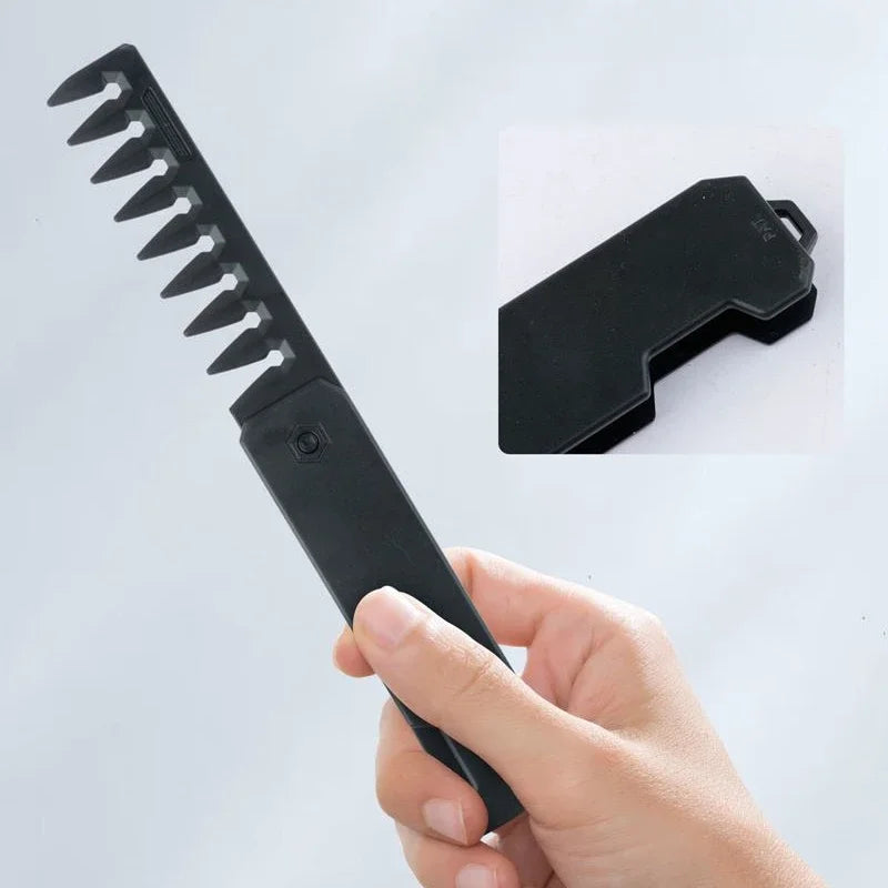 Multifunctional 3-in-1 Plastic Folding Pocket Combs