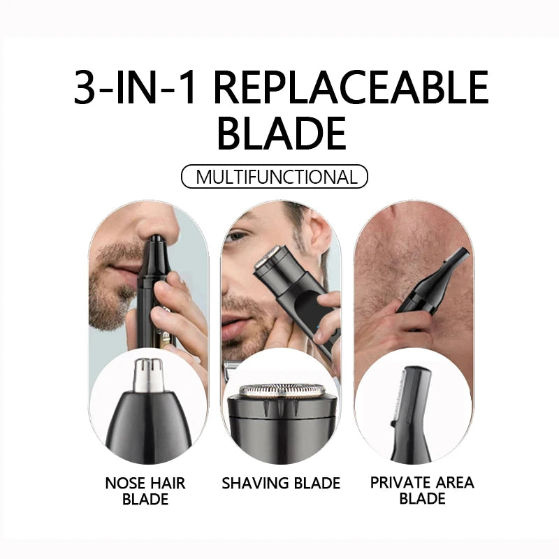 Kemei KM-277 Electric Shaver Ear/Eyebrows/Nose Hair Trimmer