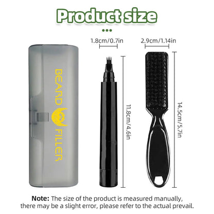 Waterproof Beard Facial Hair Styling Beard Enhancer Pen Beard Filler