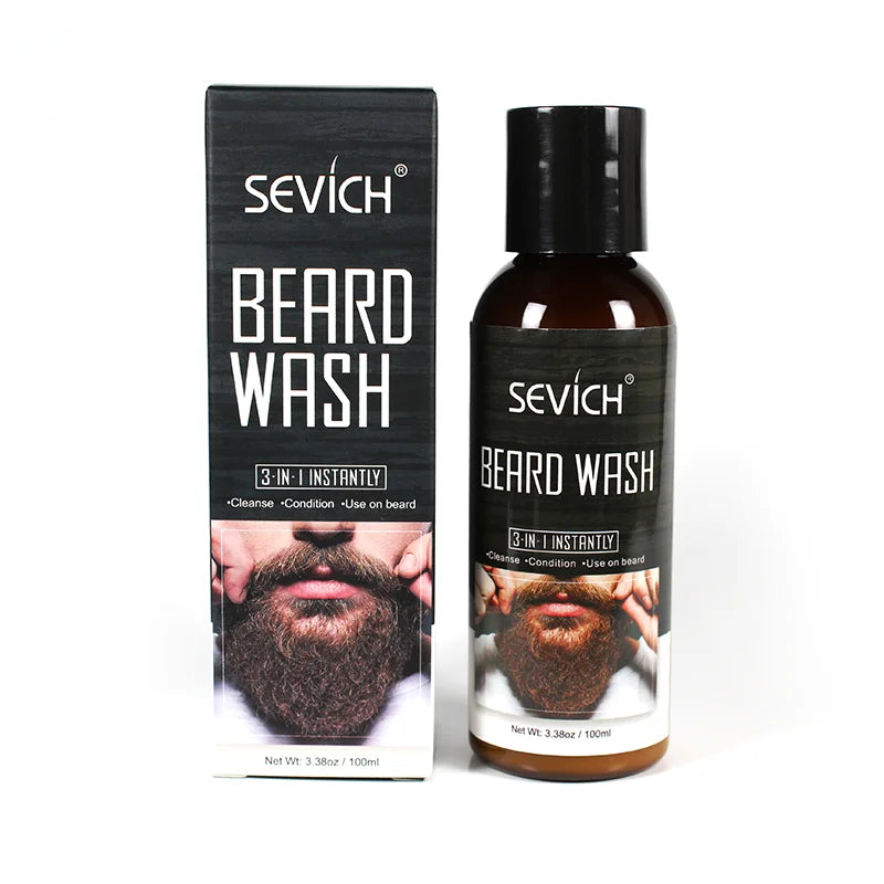 Sevich Men's Beard Growth Oil Care Products Beard Dyeing Cream Kit