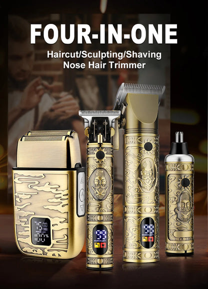 Resuxi 740 All Metal Hair Clippers Ears Nose Hair Trimmer