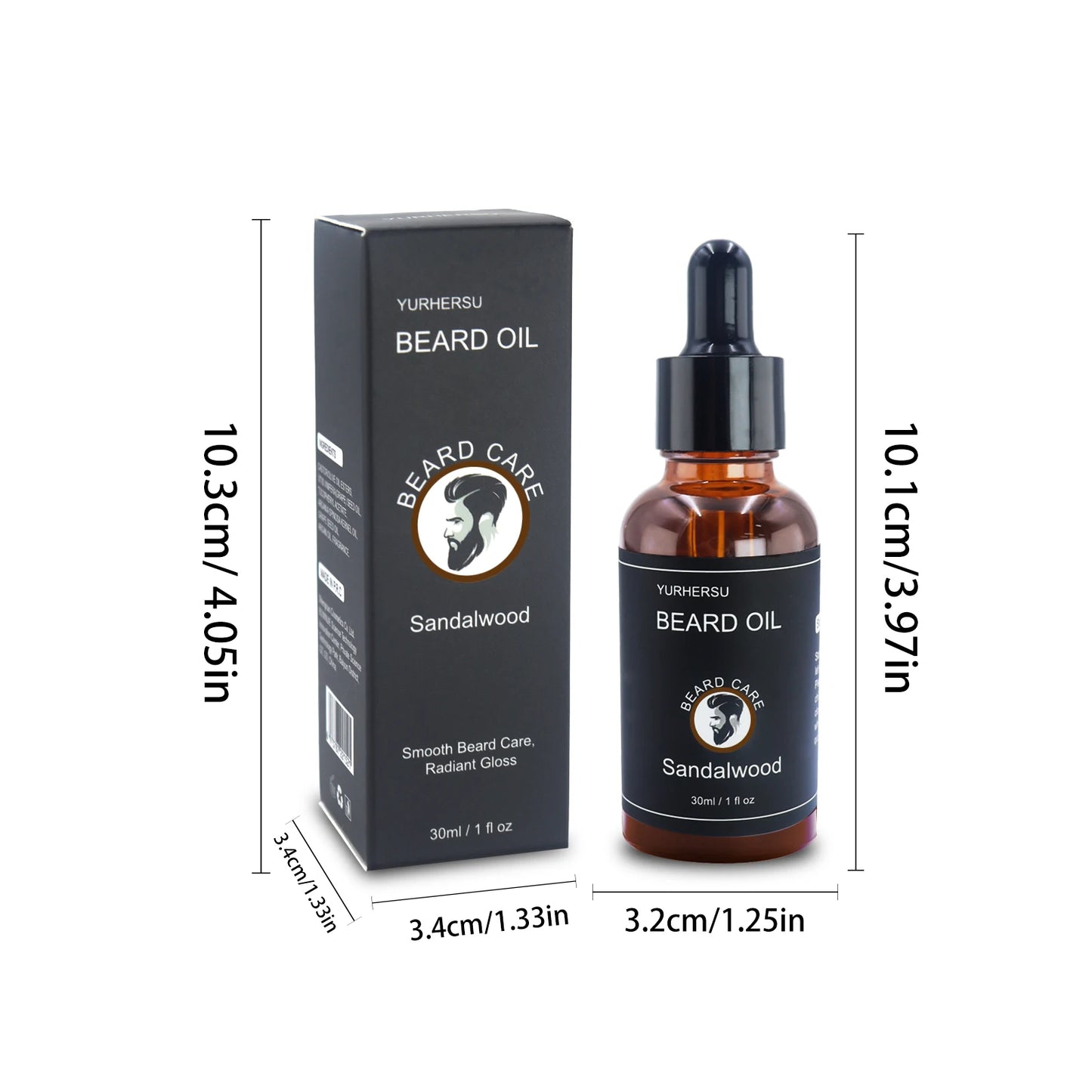 30ml new facial hair and beard growth oil
