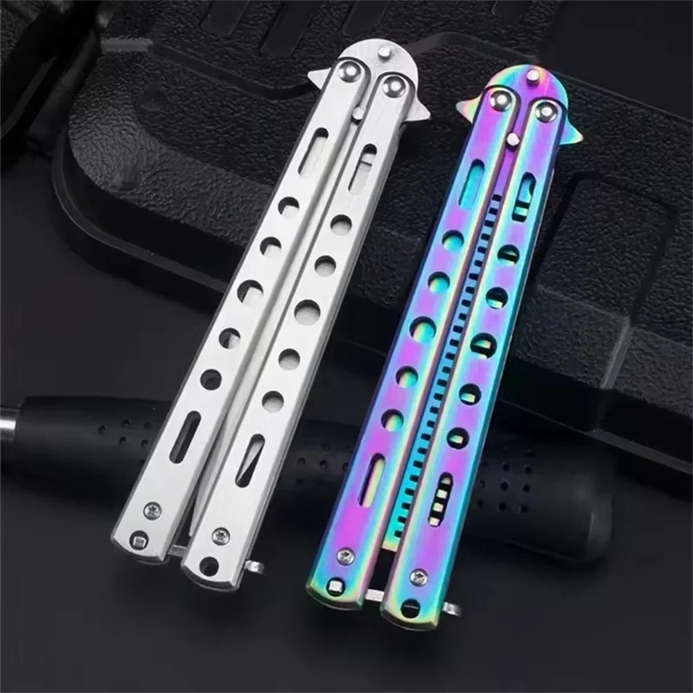 Foldable Comb Stainless Steel Butterfly Comb Multifunctional